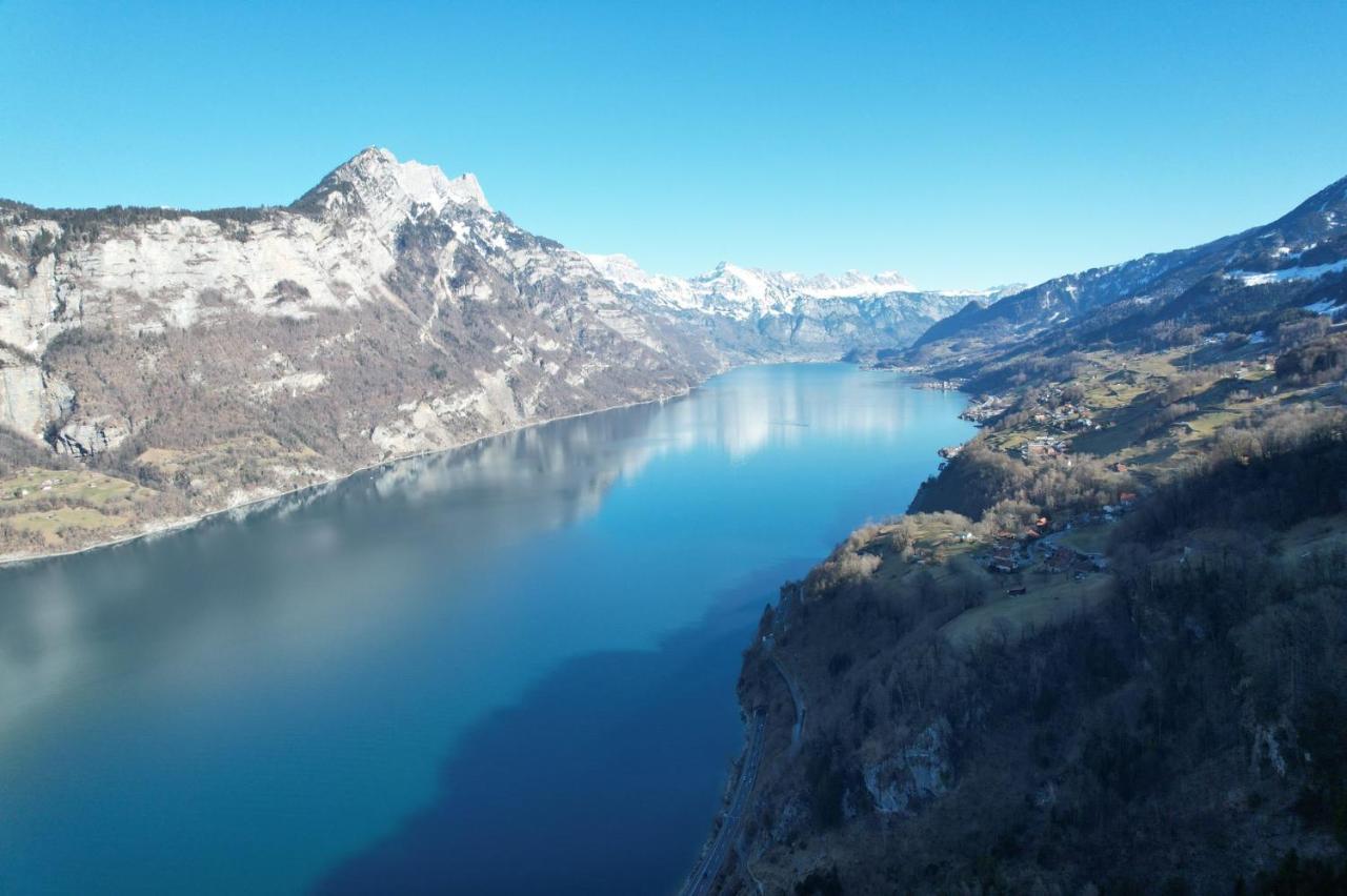Hotel Cafe Seeblick Filzbach Екстериор снимка